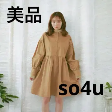 [ 새상품급 ] so4u 하시모토 미요시 콜라보 튜닉 원피스 소우포유