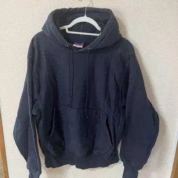 Champion Reverse Weave 후드티 M 네이비 멕시코제