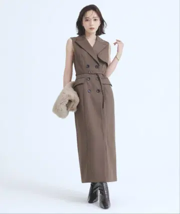 더블 브레스트 원피스 아