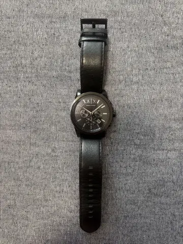 Armani Exchange 크로노그래프 블랙 손목시계