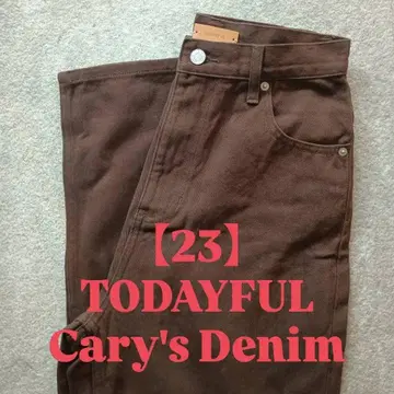 [ 23 ] TODAYFUL Cary's Denim 브라운 데님 팬츠
