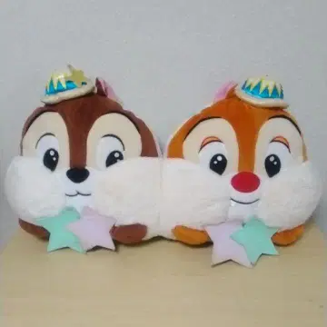 디즈니씨 20주년 칩과 데일 쿠션