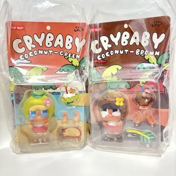 POP MART Crybaby Coconut Figure 블리스터 2개