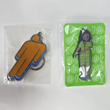 Billie Eilish 무라카미 다카시 핀즈 키링 세트