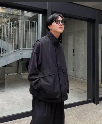 SINSS 루즈 밀리터리 나일론 베스트 사이즈 M