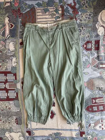 [ USED ] Vintage Green Hem Cargo Pants