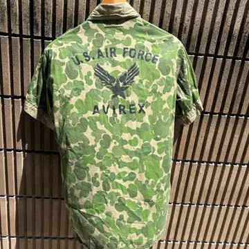 [AVIREX] U.S. AIR FORCE 백 디자인 밀리터리 셔츠 M