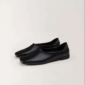 Square Ballet Pumps 블랙 25cm