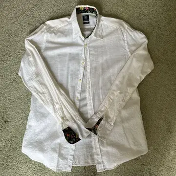 BEAMS MAESTRI FIORENTINI 화이트 셔츠 M