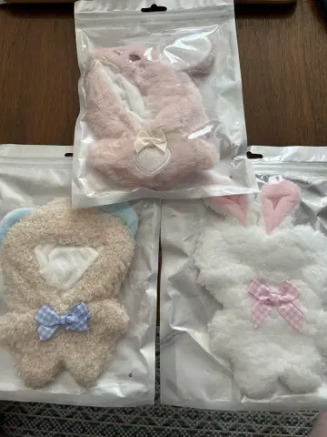 10cm 토끼 곰 옷 갈아입히기 의류 세트