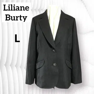 [ Liliane Burty ] 여성용 블랙 테일러드 자켓 /L