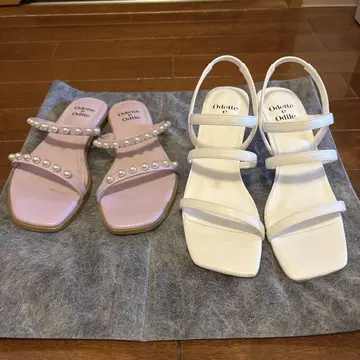 Odette e Odile 샌들 2켤레 세트 22.5cm