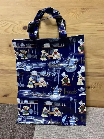 Harrods 네이비 토트백