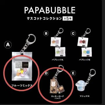 PAPABUBBLE 파파부블 캡슐 토이 미니어처 컬렉션 2개 세트