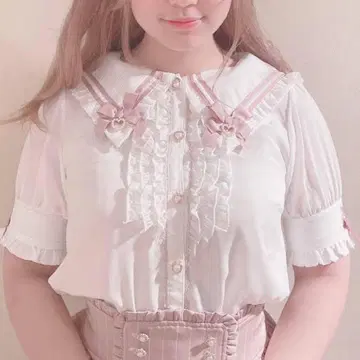 LIZLISA 스트라이프 컬러 블라우스 상의