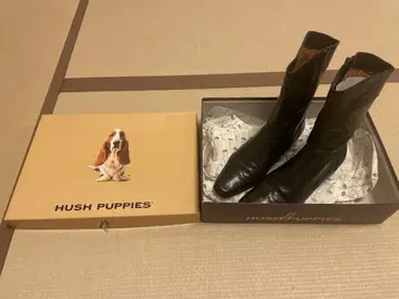 HUSH PUPPIES 블랙 롱 부츠 11 박스 포함