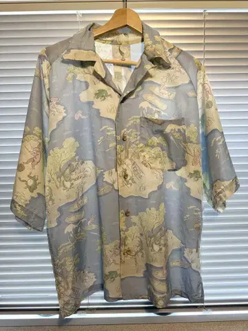 m's braque 죠수기가 알로하 셔츠 오픈 카라 38