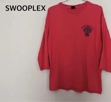 [ SWOOPLEX ] 긴팔/롱T/빨간색/레드/백 프린트/빈티지