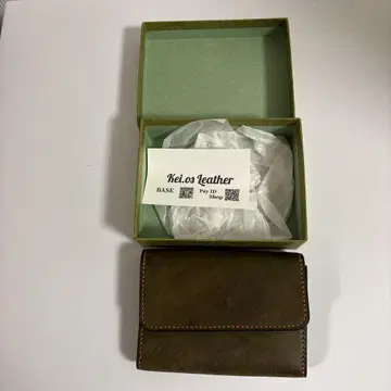Kei.os leather 반지갑 브라운