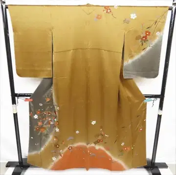 기모노 호몬기 중고 리사이클 순수 실크 다회 다석 입학식 졸업식 MY01