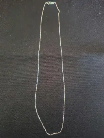 실버 925 목걸이 약 40cm 팥알 체인