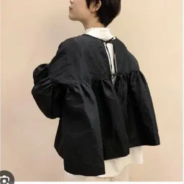 Gauze# 스트링 개더 블라우스