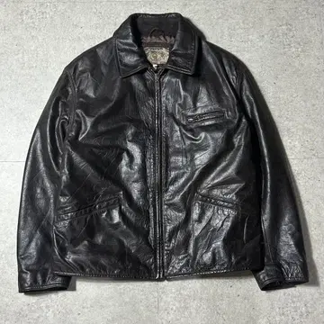ARMANI JEANS archive 가죽 재킷 다크 브라운