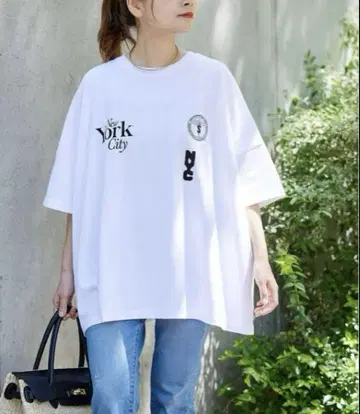 JOURNAL STANDARD NYC 빅 T 반팔 티셔츠