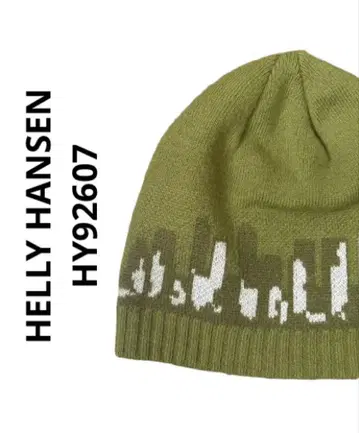 HELLY HANSEN 비니 니트 모자 그린
