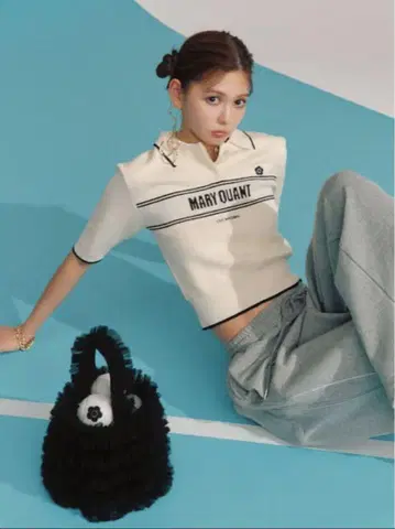 LILY BROWN MARY QUANT 폴로 니트 풀오버