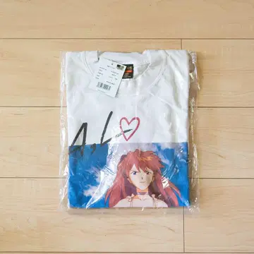 EVANGELION:95 에반게리온 티셔츠 L 사이즈 화이트