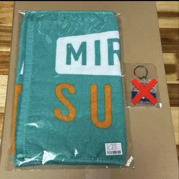 슈퍼 비버 x 미로쿠노사토 콜라보 페이스 타월