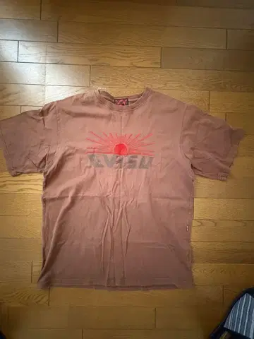 EVISU 자수 브라운 티셔츠 사이즈 42