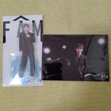 테라니시 타쿠토 아크릴 스탠드와 사진 세트 FAM