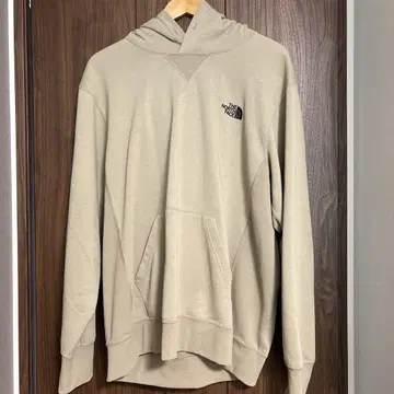 THE NORTH FACE 백 스퀘어 로고 후드티 XXL 트윌 베이지