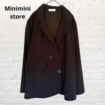 9161 미니미니 스토어 테일러드 자켓 블랙 L 캐주얼 구제 의류