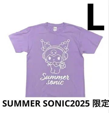 [ 즉시 구매 가능 ] 산리오 썸머소닉 쿠로미 티셔츠 L 한정