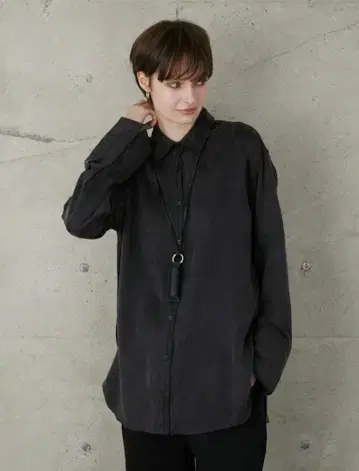 LA PEAU DE GEM 라포드젬 soft rayon shirt