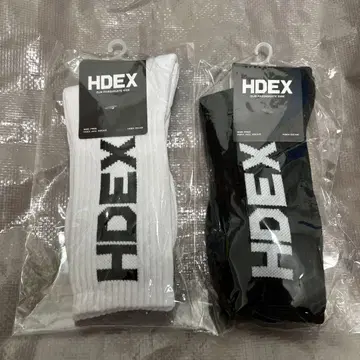 새상품 HDEX 양말 세트 화이트 블랙