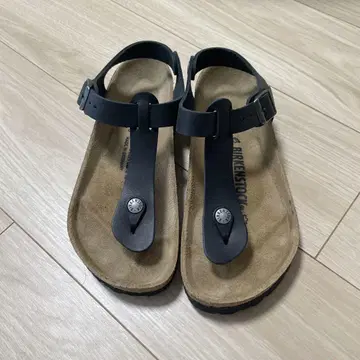 [새상품급] 빌켄 BIRKEN 샌들 블랙 천연 가죽 23cm