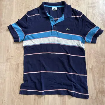 LACOSTE 스트라이프 피케 셔츠 사이즈 4