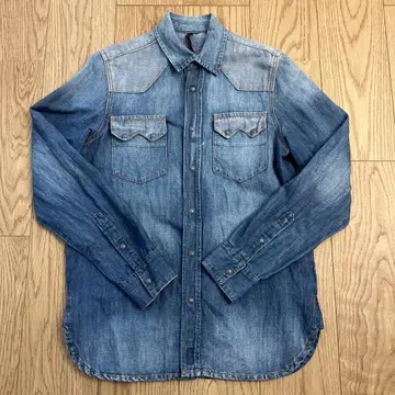 nudie jeans 데님 셔츠 샴브레이 셔츠 S