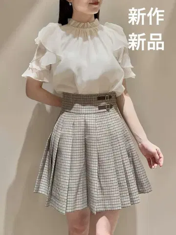 신상 택 포함 새 상품 스나이델 플리츠 스커트 숏 팬츠