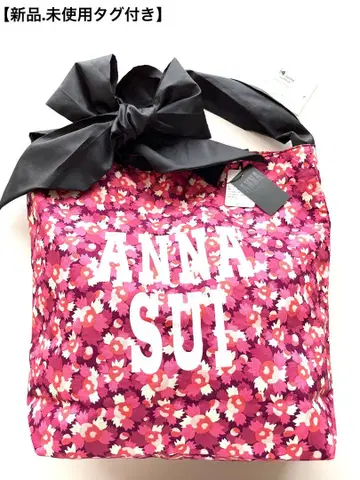 택 포함 새상품 ANNA SUI 안나수이 토트백 업사이클 핑 크