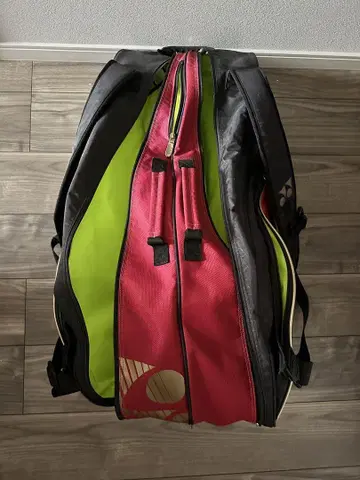 YONEX 라켓 가방 빨강/검정/초록