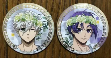 블루 록 flower crown 캔뱃지 나기 세이시로 미카게 레오