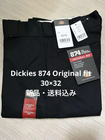 30 x 32 블랙 디키즈 874 워크 팬츠