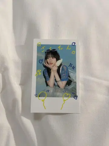 노기자카46 5기생 카와사키 사쿠라 폴라로이드풍 스티커 2025 카페