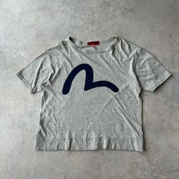 EVISU 에비수 티셔츠 갈매기 그레이
