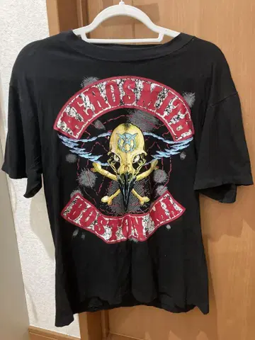 Aerosmith Pump Tour 1990 T셔츠 블랙